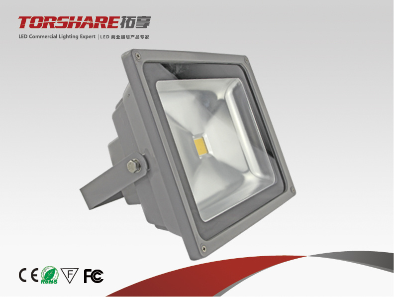 50W CE/RoHS/FCC 140 Bean Angle High Power Singlecob LED Flood Light