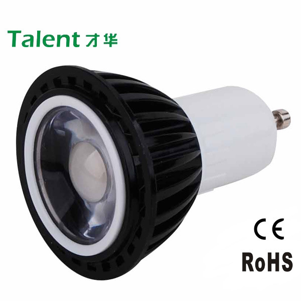 3W 5W GU10 LED COB Cup Lampwith White Reflection