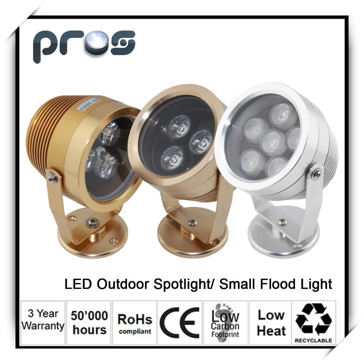 RGB LED Spot Floodlight, Garden Spike LED Light