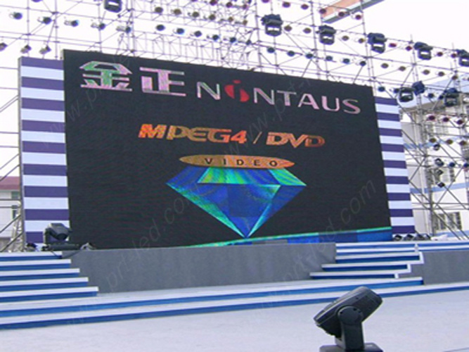 P18 Full Color LED Display Outdoor with SMD Lamps