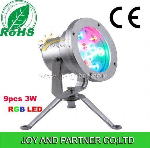 IP68 27W LED Underwater Pool Light with RGB Color (JP95594)
