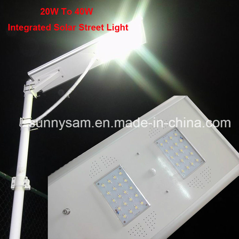 40W LED Solar Garden Street Light for Oudoor Road