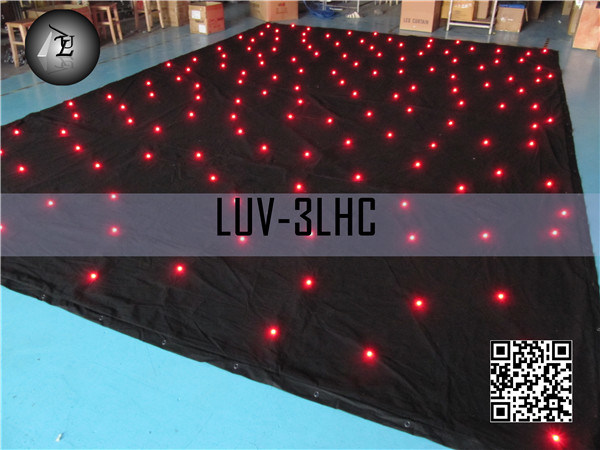 Full Color Red LED Curtain Light for Stage Wall