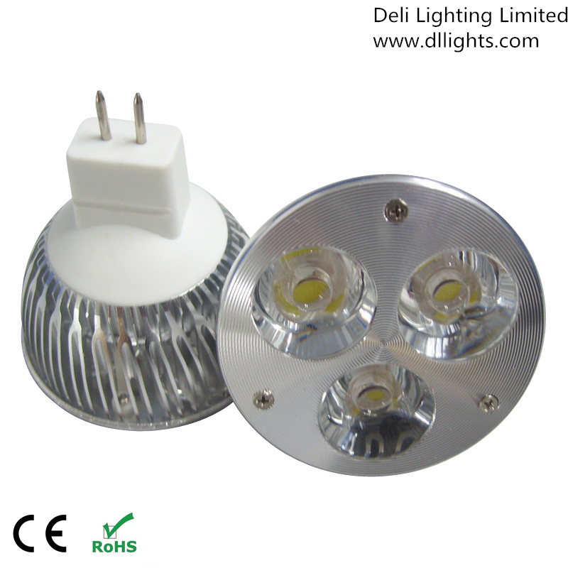 High Power 3W MR16 Dimmable LED Spotlight