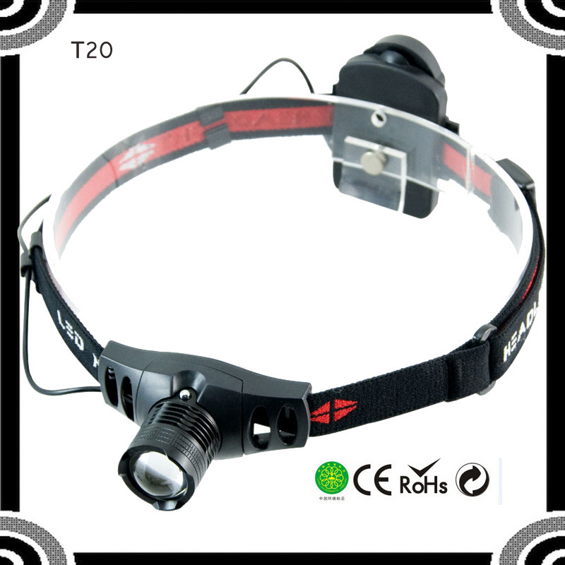 Poppas T20 Popular XPE R5 LED 3*AAA Dry Battery LED Headlamp Suitable for Outdoor& Activities.