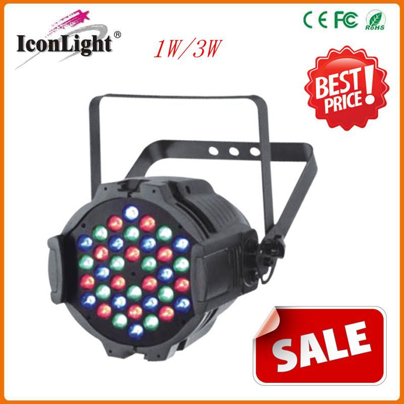 Multicolor 36PCS*1W/3W RGB LED PAR Disco DJ Stage Light (ICON-A031A)