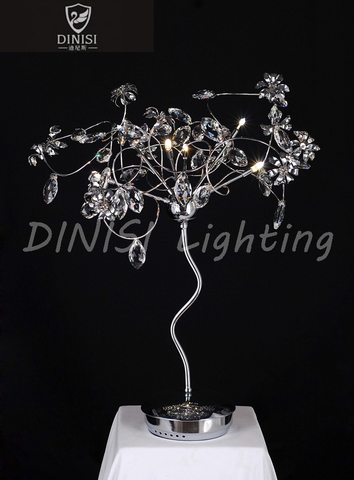 Modern Halogen Crystal Decorative Reading Table Lamp (9245-6t)