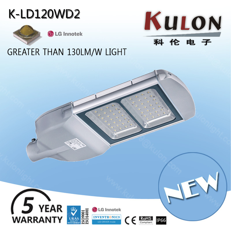 High Power 120W LED Street Light with 5 Years Warranty