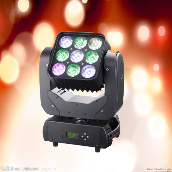 2015 New Stage Light 9PCS LED Matrix Moving Head Light