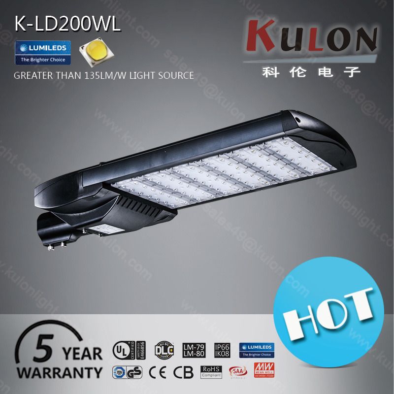 200W LED Street Light Solar Road Light Outdoor with CE