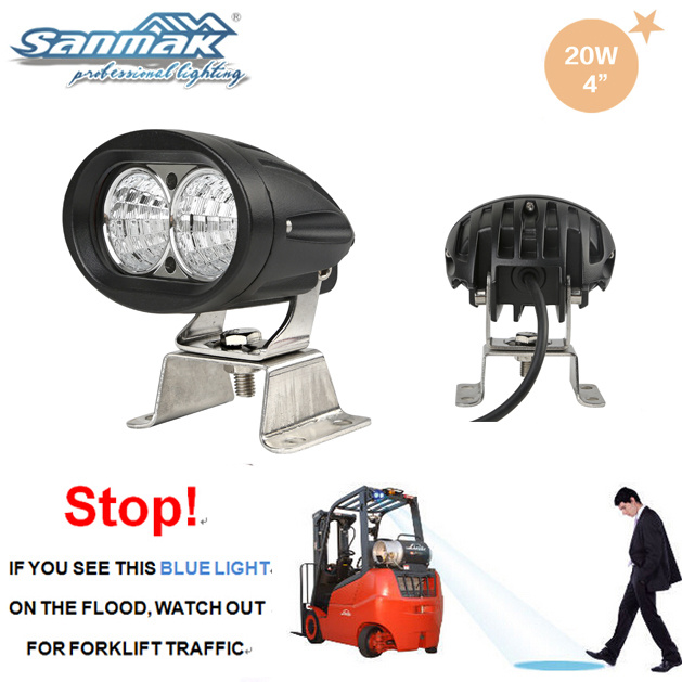 20W Us CREE White Spotlight LED Forklift Work Light (Sm6205)