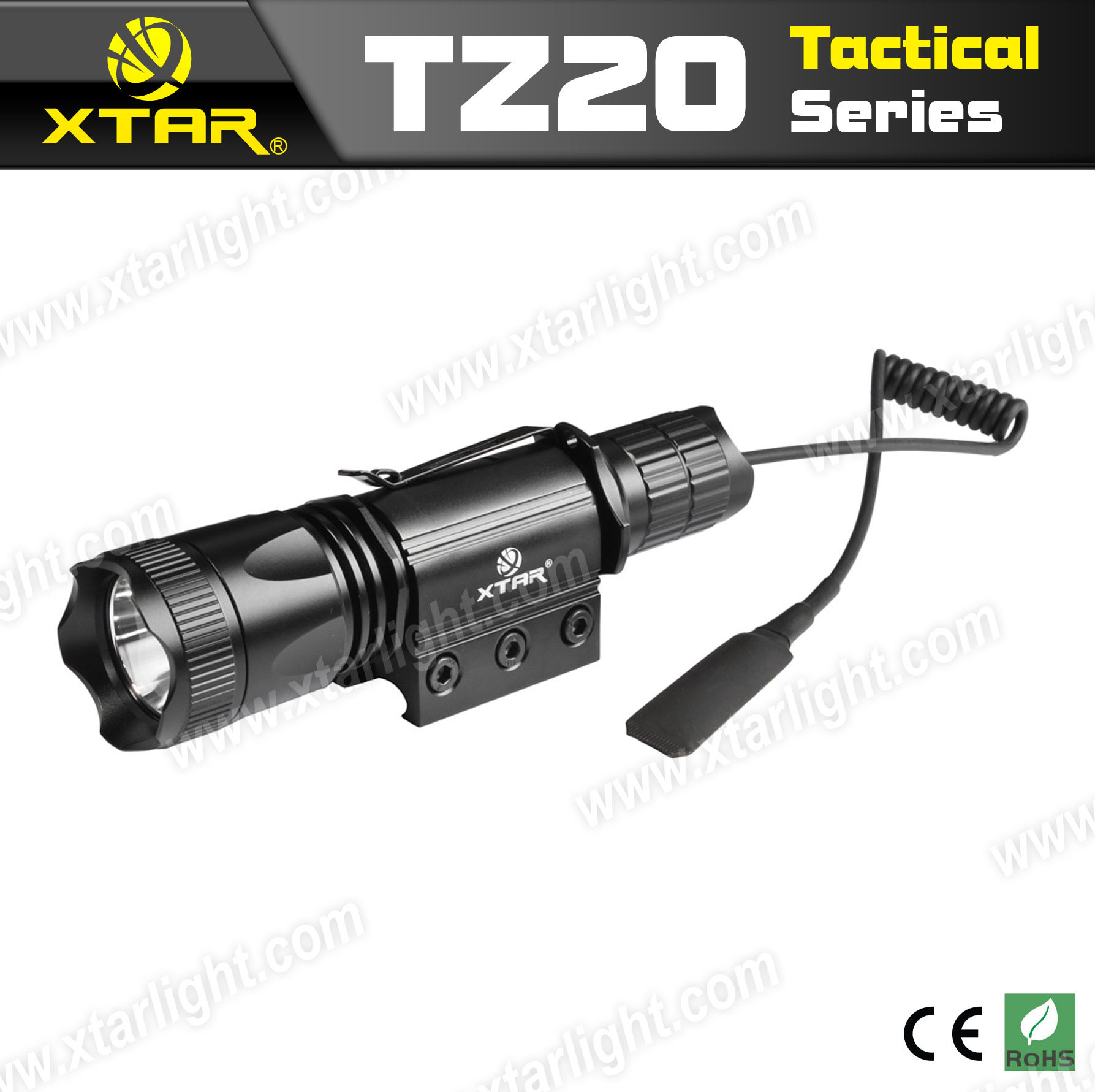 Xtar Compact Sizeled Tactical LED Flashlight (TZ20 R5)