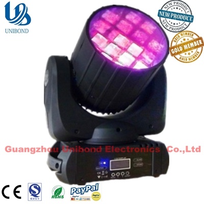 New 12PCS 10W RGBW 4in1 Brand LED Colorful Effect Beam Moving Head Light