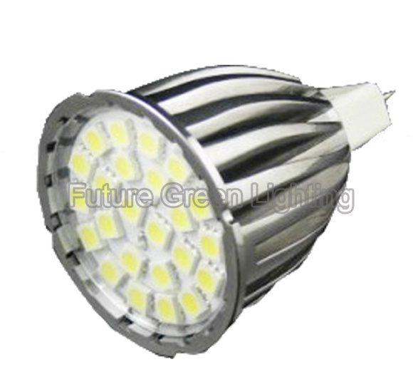 5050 SMD LED Spotlight (MR16AA2-S24, 4.5W, 360-380LM)