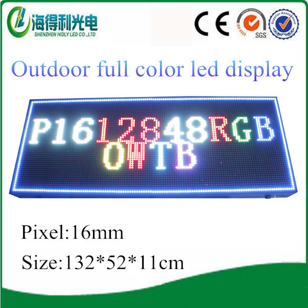 High Quality Outdoor Full Color P16 Advertising LED Display