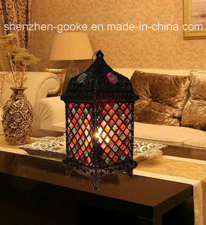 Customise Multi-Color Morocco Study Table Lamp