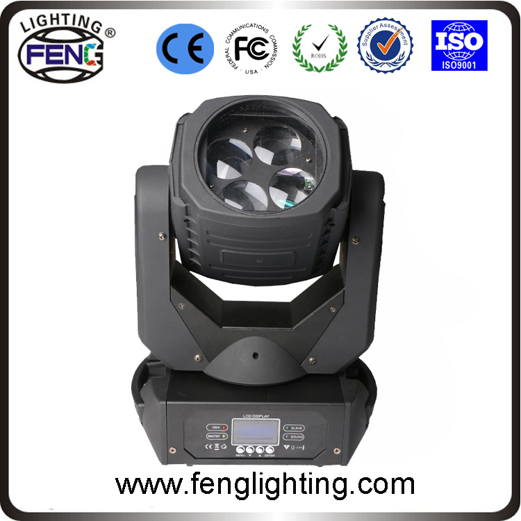 Stage Uplight LED Beam Moving Head Type CE RoHS Certification Super Beam 4*25W Moving Head Light Srong Beam Rotation Moving Head Light