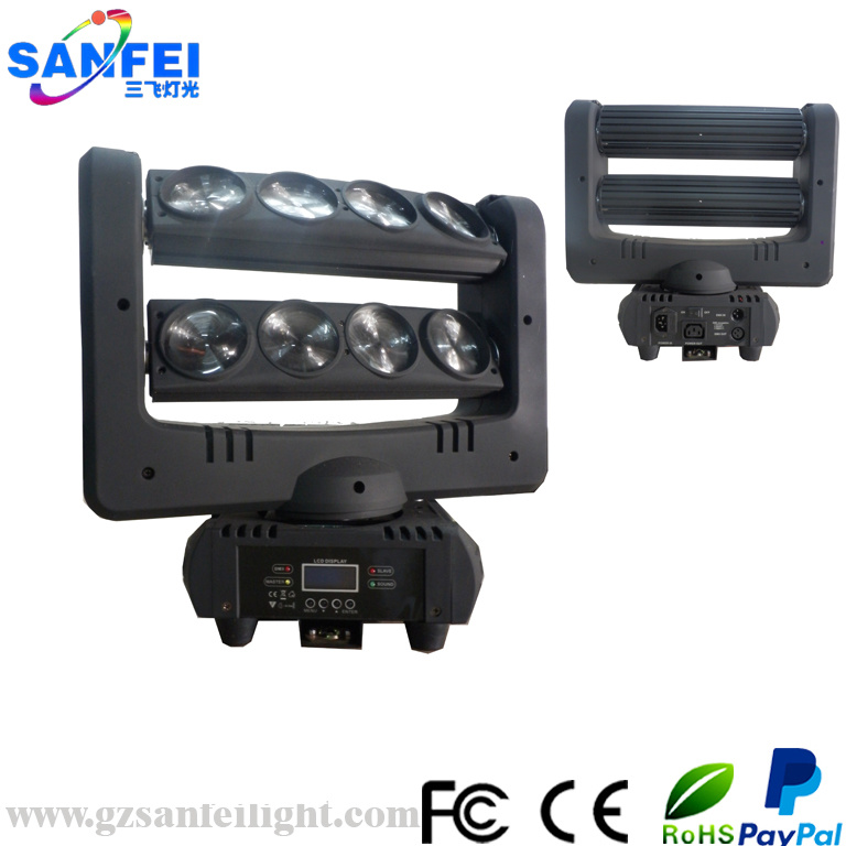 Cheap Stage LED 8 *10W Moving Head White Effect Lights