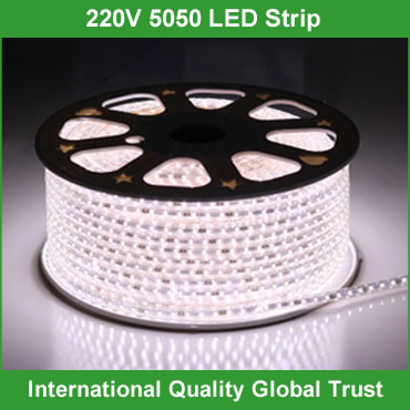 Waterproof SMD5050 220V LED Flexible Strip Light