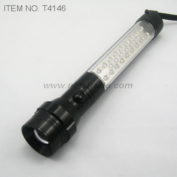Multi Function 1W LED Flashlight (T4146)