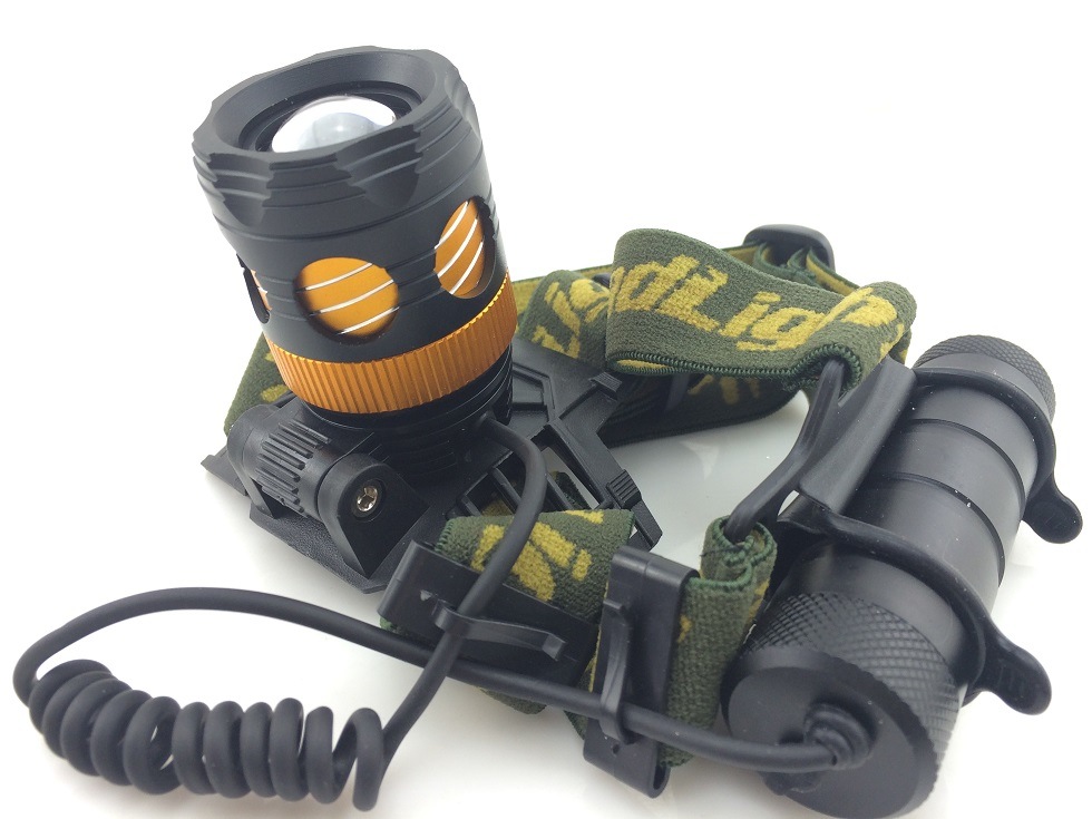 5W LED Rechargeable Headlight Zoom Light