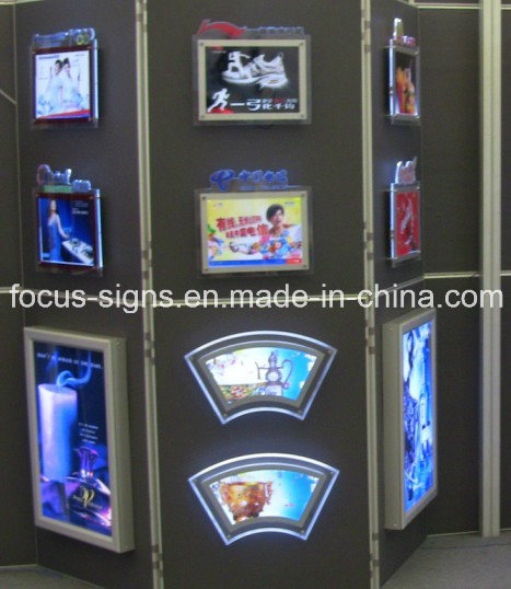 Polygon Customized Ultra Slim LED Crystal Light Photo Box (FS-C19)