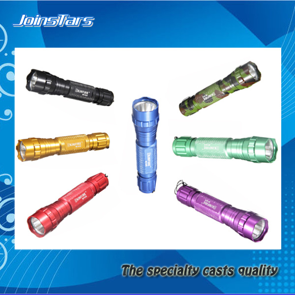 Difference Color LED Flashlight of Flashlight