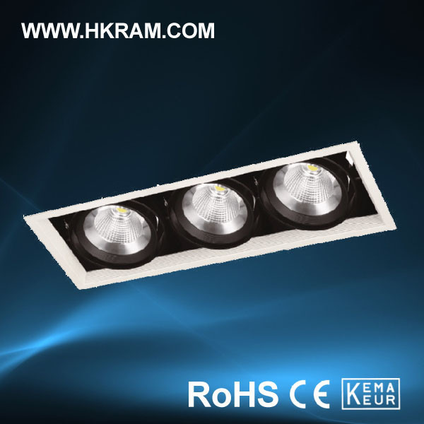 LED Spot Lighting 3X9w/Epistar/CE/External Drive
