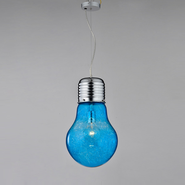 Blue Hanging Lamp Ceiling Glass Chandelier (PM2655)