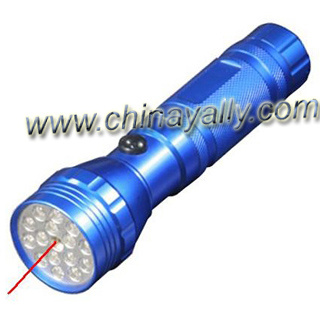LED Flashlight With Laser Pointer/LED Torch (YF-7521)