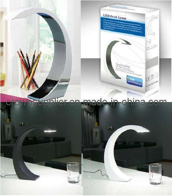 3W Touch LED Chrome Table Lamps