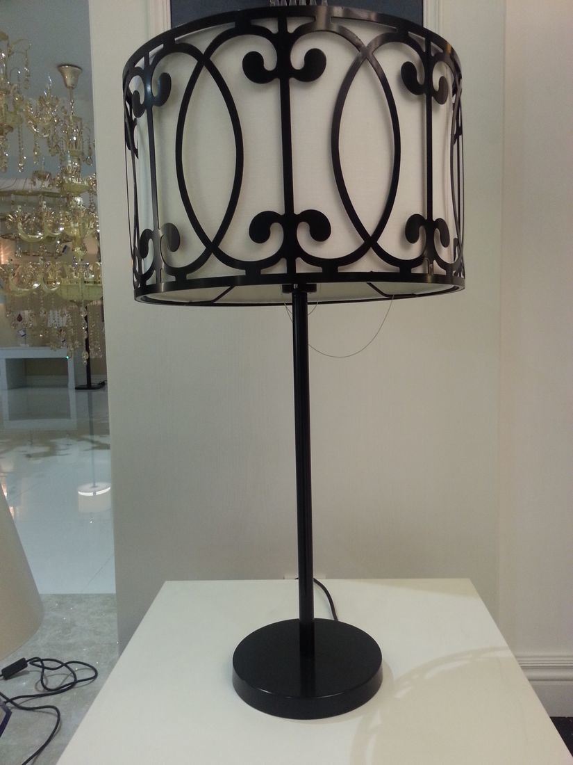 Black Decorative Wrought Iron Wholesale Table Lamps (JT13040/00/001)