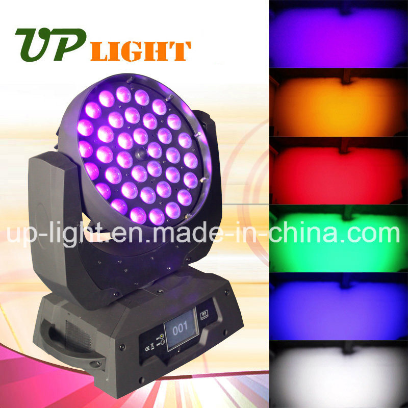 36X18W RGBWA UV 6in1 Wash LED Stage Light Zoom