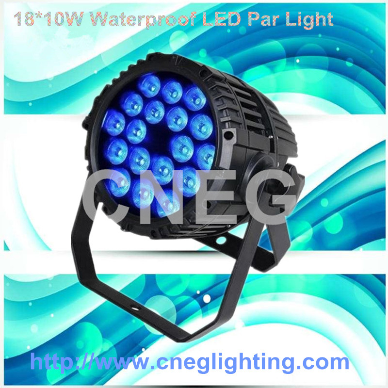 IP65 Waterproof 18*10W RGBW 4 in 1 LED PAR Light