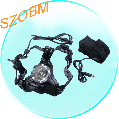 High Power CREE Q5 LED 3-Mode Rechargeable Headlamp - 002