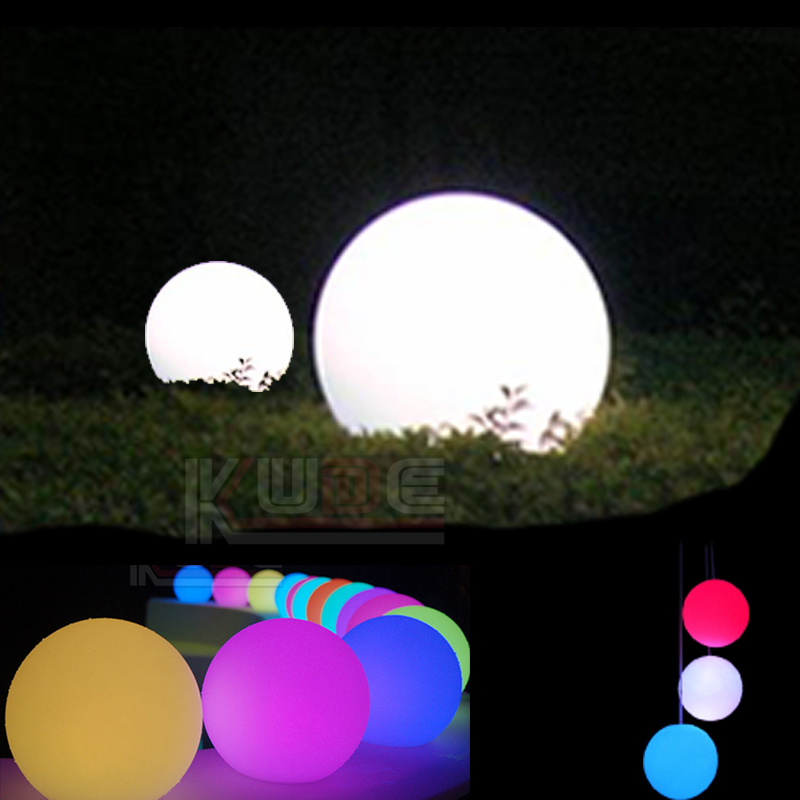 Large LED Ball Outdoor Lamp Garden Yard Light Waterproof