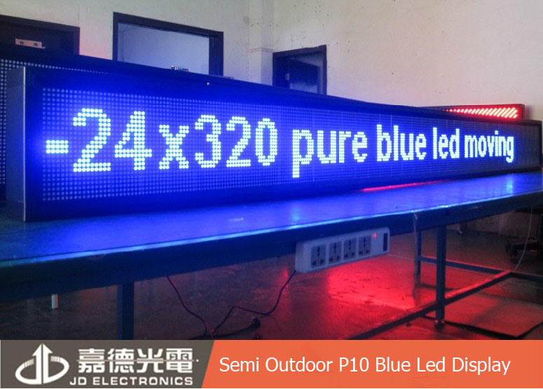 Semi-Outdoor P10 Programmable LED Moving Message Display