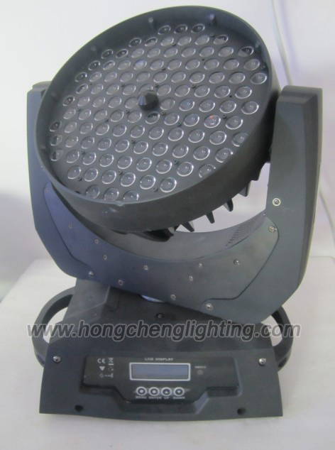 Stage Lighting 108*3W RGBW LED Wash Moving Head Light Zoom (HC-919B)