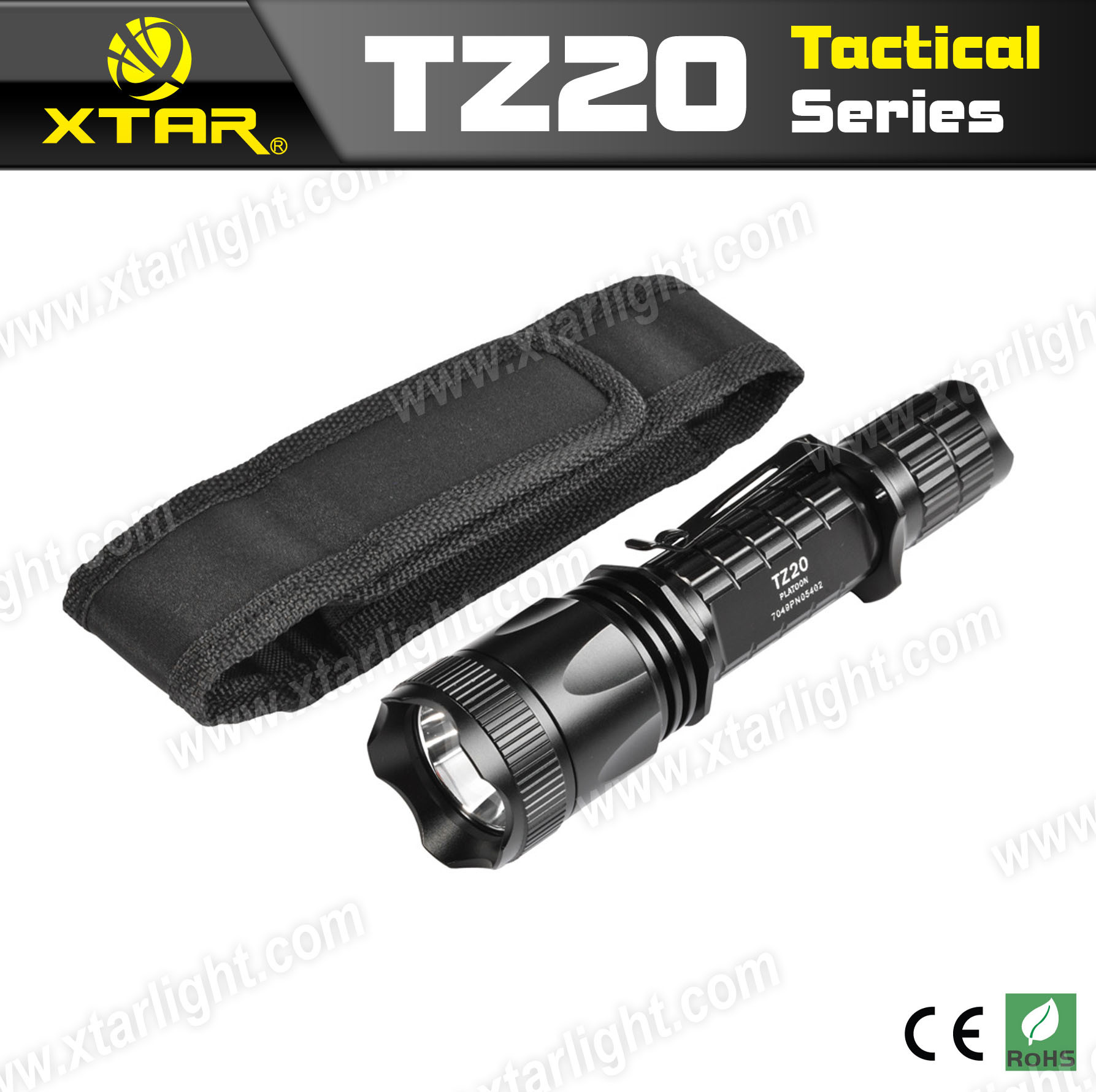 XTAR 400lm LED Security Guard Flashlight Tz20