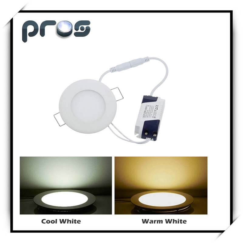 Round 3W LED Panel Light (PL-P-R3W-W)
