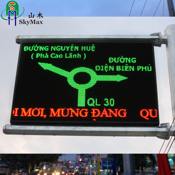 Vietnam Project Highway Road Signs Double Color LED Display
