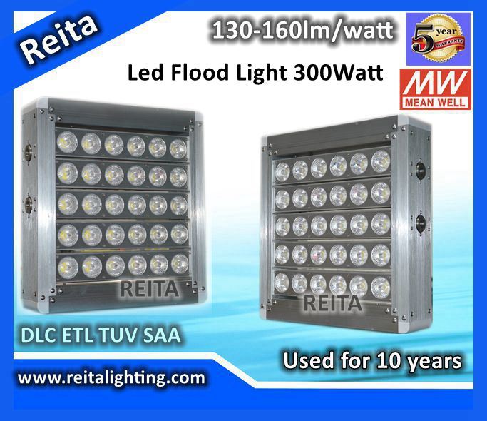 300W Sports Field Lighting LED Flood Light Outdoor