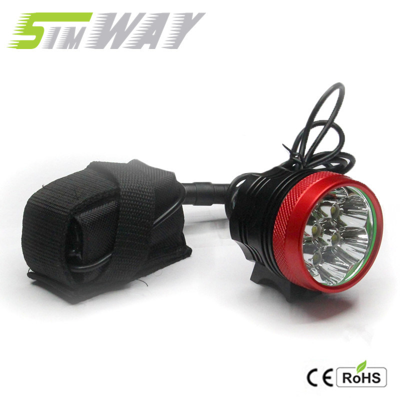 Customizable 8400lm Super Highlight LED Bicycle Light (Long-Range)