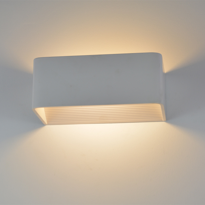 Designer White Square LED Wall Light