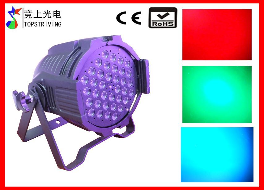 LED PAR Can Light 36*3W RGB Aluminium Housing PAR 64 PAR LED