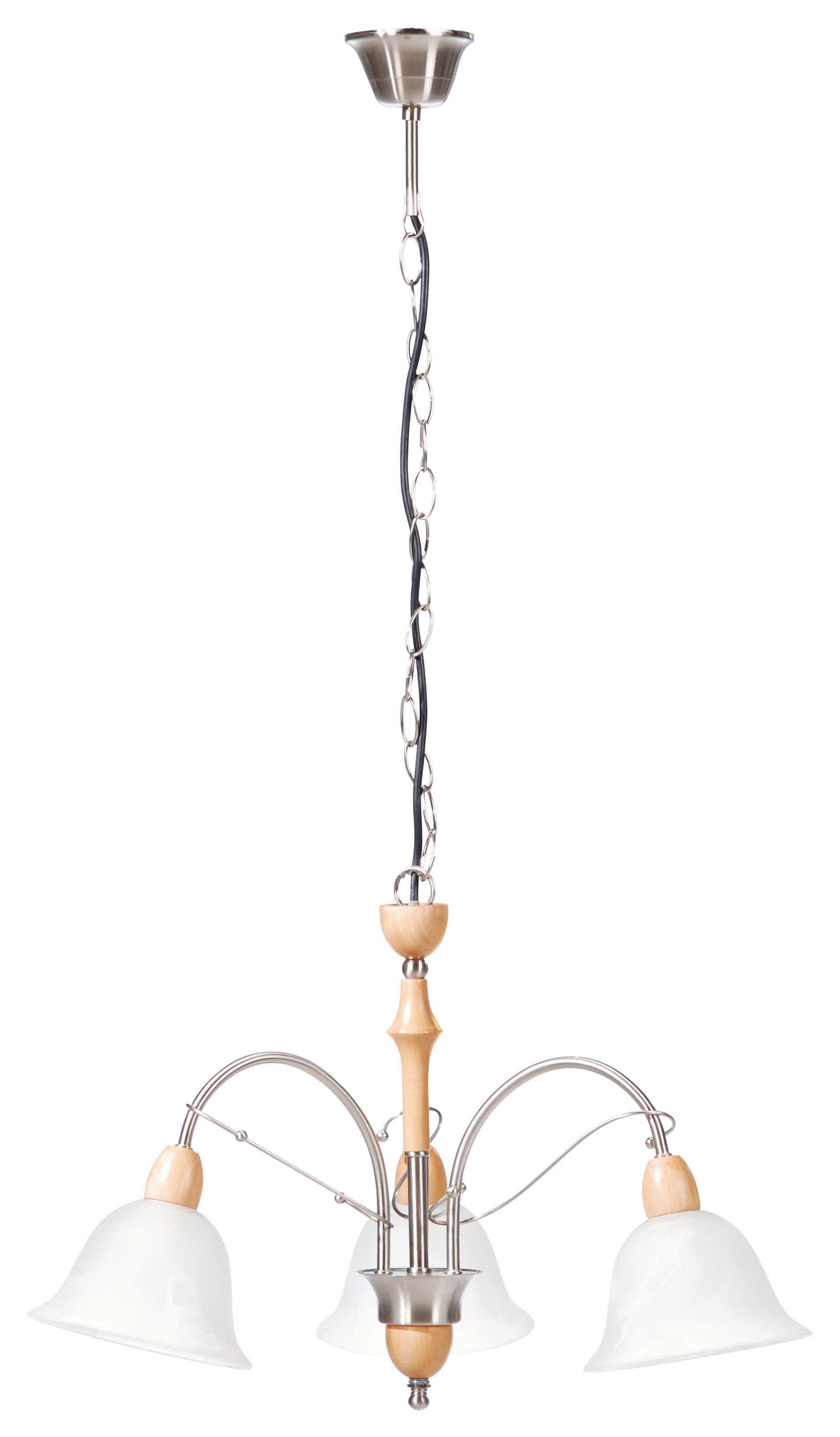 Wood & Iron Pendant Lamp / Chandelier