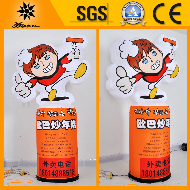 Custom Advertising Inflatable Cartoon Character LED Light Box (BMDX18)