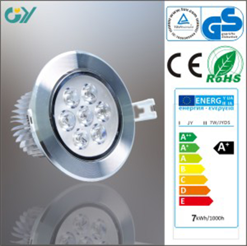 3000k 9W Aluminium LED Down Light with CE RoHS