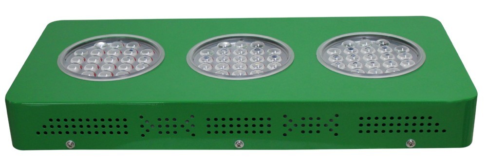 Light and Dark Blue Shell Hydroponic Dual Core 5W Grow Light LED Epistar 270W with Manual Mechanical Lux/PAR Control