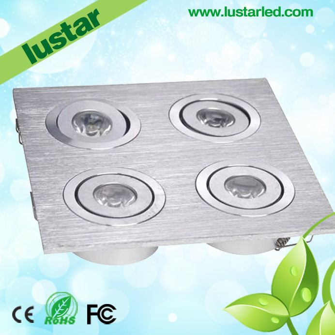 4W Recessed Glare Proof LED Ceiling Light